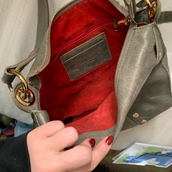 Hammit Handbag Green with Gold Hardware - Picture 4 of 6